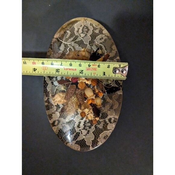 Vintage resin art dried flowers - Picture 6 of 7